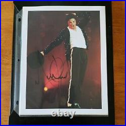 Michael Jackson Hand Signed Original Autograph Rare