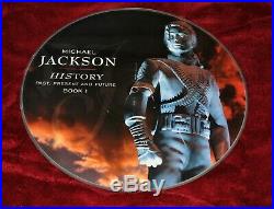 Michael Jackson History LP Picture Disc Display Brazil MEGA rare promo Smile
