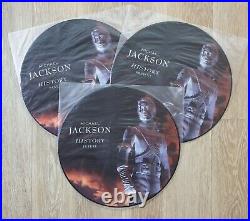 Michael Jackson History Past, Present, Future 3 x LP Picture Disc Set RARE