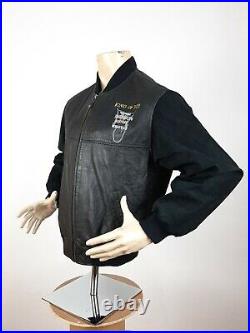 Michael Jackson History World Tour 1997 Leather Jacket Black Men's Size S Rare