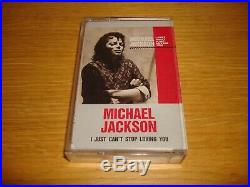 Michael Jackson I Just Can't Stop Loving You Taiwan Cassette Single MEGA RARE