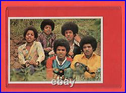 Michael Jackson/Jackson Five 1975 Panini POP STAR card Nrmnt Rare