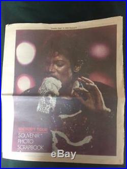 Michael Jackson KING of POP Newspaper Collector Series Sept 11, 1984 VERY RARE