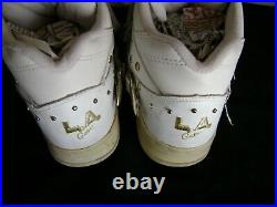 Michael Jackson LA Gear Billie Jean Unstoppable Women's shoes WHITE Size 9 RARE