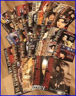 Michael Jackson LOT 32 Magazines Black&White + 2 Collector Books Rare
