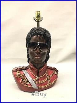 Michael Jackson Lamp Ultra Rare Thriller Glasses Best One Vintage Shade
