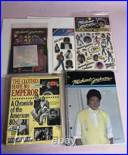 Michael Jackson Large Lot Of Memorabilia DVD CD Cassette Book Rare Vintage MJB