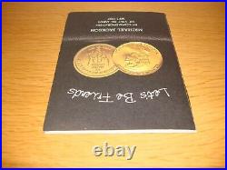 Michael Jackson Let's Be Friends Official Triumph Japan 1987 Gold Coin Mega Rare