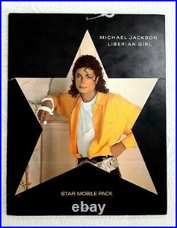 Michael Jackson Liberian Girl Mobile Star Pack. Rare