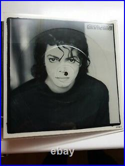 Michael Jackson Man In The Mirror Square Picture Disc 7Vinyl Extremely Rare