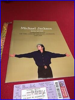 Michael Jackson Memorial Package Funeral Program Ticket Wristband Authentic RARE