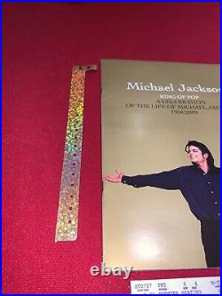 Michael Jackson Memorial Package Funeral Program Ticket Wristband Authentic RARE