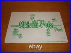 Michael Jackson Michael's Pets Japan Writing Pad Official Triumph 1987 Mega Rare