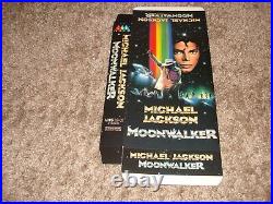 Michael Jackson Moonwalker 1989 Promo Displays Video Box Poster Unused MEGA RARE