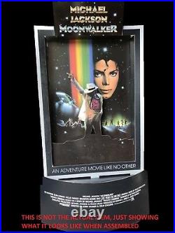Michael Jackson Moonwalker 3D Display Stand Up Unused 1988 Official Mega Rare