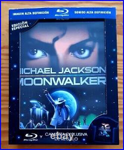 Michael Jackson Moonwalker Blu-Ray Limited Ed. With T-Shirt And Booklet. Rare