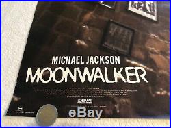 Michael Jackson Moonwalker JAPAN Teaser Promo only Poster B2 Very Rare official