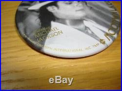 Michael Jackson Moonwalker Official Triumph International Japan Badge MEGA RARE