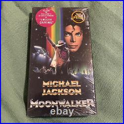 Michael Jackson Moonwalker (VHS, 1989) Sealed, SUPER RARE
