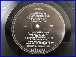 Michael Jackson NUMBER ONES 12 Vinyl Record Promo 2LP Limited Edition RARE
