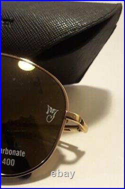 Michael Jackson Official Licensed Mjlogo Sunglasses Gold Ultra Rare Unworn New