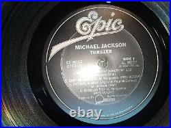 Michael Jackson Original 1982 Pressing Thriller Album Rare WithO Co Producer Error