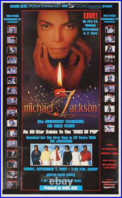 Michael Jackson Original 30th Anniversary Concert Poster Rare