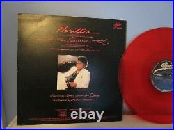 Michael Jackson Original Thriller Halloween Mexican Red 12 Single Vinyl Rare