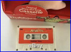 Michael Jackson Pets BUBBLES THE CHIMP Plush + Cassette rare 1987 IDEAL TOYS