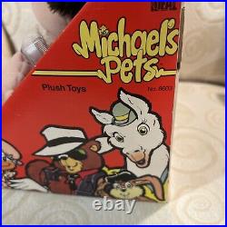Michael Jackson Pets BUBBLES THE CHIMP Plush + Cassette rare 1987 toys