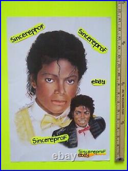 Michael Jackson Photo Photograph Picture Artwork 80s Rare? Vintage MJ King Pop