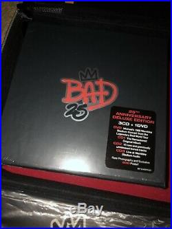 Michael Jackson RARE Bad 25 Deluxe Suitcase Collectors Edition 3 CD DVD Shirt 7