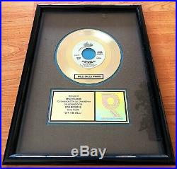 Michael Jackson RIAA AWARD OFF THE WALL Gold Single To Epic Records! RARELY