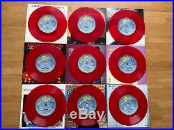 Michael Jackson Rare Limited Edition 9 Singles Pack Red 7 Vinyl