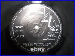 Michael Jackson Rockin Robin/love Is Here Tamla Label Rare Single 45 India Vg+
