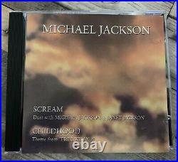 Michael Jackson Scream Brazil Mega Rare Promo CD Janet No Smile