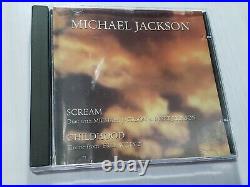 Michael Jackson Scream Childhood BRAZIL Promo CD Single LEGENDARY RARE History