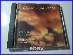 Michael Jackson Scream Childhood BRAZIL RARE Promo CD Single- history bad smile