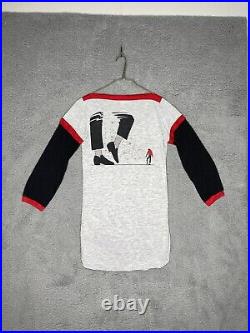 Michael Jackson Shirt 1992 moonwalk made in USA size medium ULTRA RARE Boat Neck