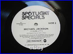 Michael Jackson Spotlight Special 2 LP Box Set For Radio Broadcast Mega Rare