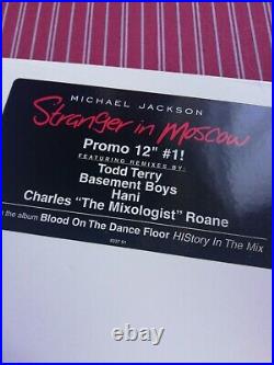 Michael Jackson Stranger in Moscow 12'' Vinyl PROMO UK 1995 rare