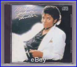 Michael Jackson THRILLER CD JAPAN 35.8P-11 WITH OBI 1 A3 Gold First Press RARE