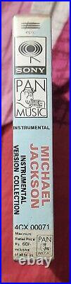 Michael Jackson The Instrumental Collection CLAMSHELL CASSETTE SEALED INDIA RARE