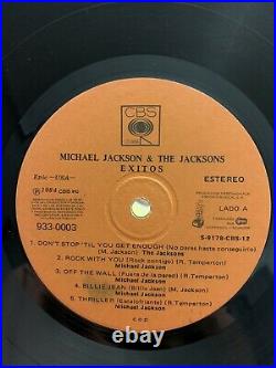 Michael Jackson The Jacksons Exitos Hits Ecuador Mega Rare LP No Smile Thriller