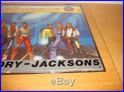 Michael Jackson The Jacksons Victory Japan Promo Plastic Sleeve LP OBI MEGA RARE