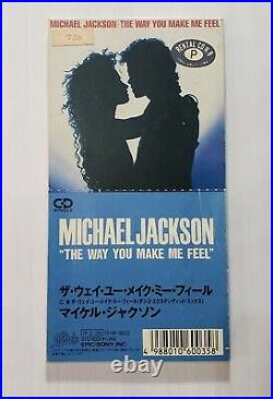 Michael Jackson The Way You Make Me Feel JAPAN CD Single 3 Bad RARE Original