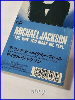 Michael Jackson The Way You Make Me Feel JAPAN CD Single 3 Bad RARE Original