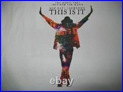 Michael Jackson This Is It Hmv Record Store Promo Tshirt Very Rare Nice Shirt XL