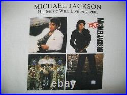 Michael Jackson This Is It Hmv Record Store Promo Tshirt Very Rare Nice Shirt XL