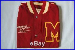 Michael Jackson This Is It Thriller Varsity Jacket New Official Rare Ltd Edt